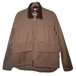 Vintage Field And Fireside Hunting Shooting Jacket Medium Brown Hunt Field